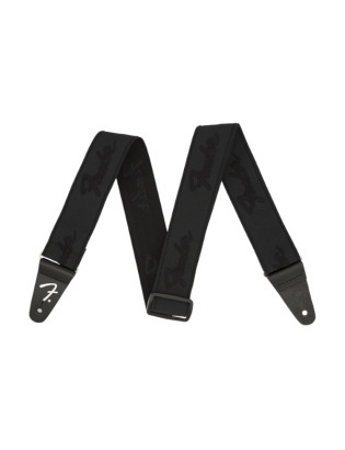 Fender® WeighLess™ 2" Running Logo Strap BB