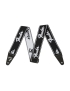 Fender® WeighLess™ 2" Running Logo Strap BW