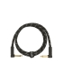 Fender® Deluxe Instrument Cable Angled 90cm Black Tweed