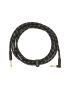 Fender® Deluxe Instrument Cable Angled 3m Black Tweed