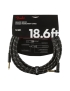 Fender® Deluxe Instrument Cable Angled 5,5m Black Tweed