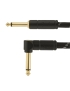 Fender® Deluxe Instrument Cable Angled 5,5m Black Tweed
