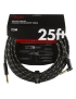 Fender® Deluxe Instrument Cable Angled 7,5m Black Tweed