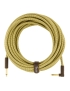 Fender® Deluxe Instrument Cable Angled 7,5m Tweed