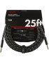Fender® Deluxe Instrument Cable 7,5m Black Tweed