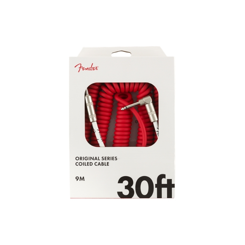 Fender® Original Coil Cable 9m Fiesta Red