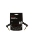 Fender® Deluxe Instrument Cable Angled 30cm Black Tweed