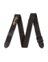 Fender® Black Poly Strap Yellow Logo