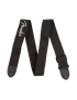 Fender® Black Poly Strap Grey Logo