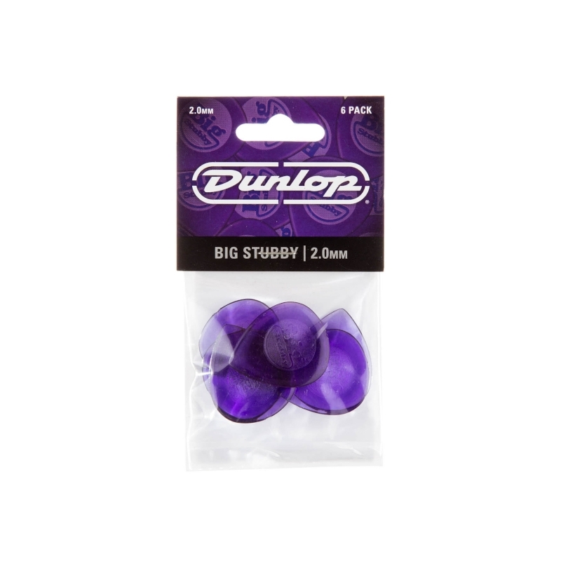 Dunlop Big Stubby Pick 2,0 6-Pack