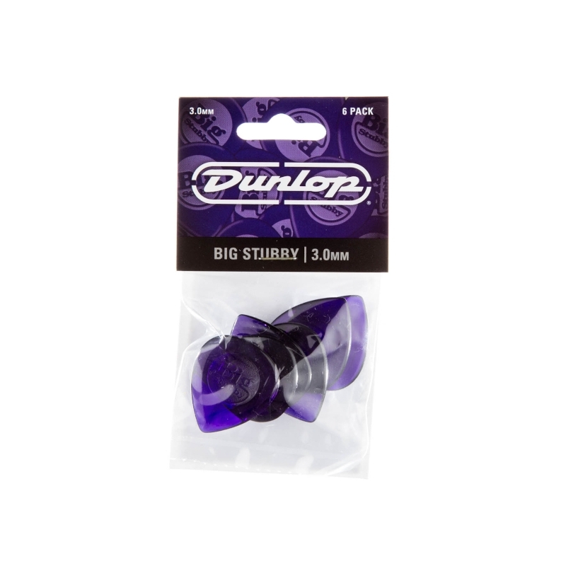 Dunlop Big Stubby Pick 3,0 6-Pack