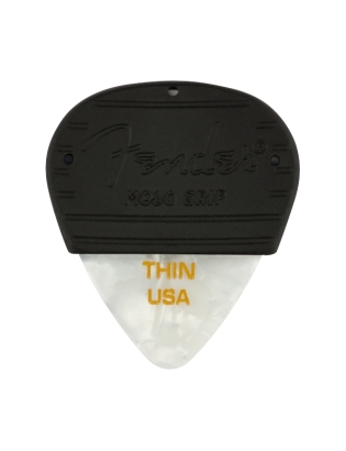 Fender® Mojo Grip™ Celluloid Pick WM Thin 3-Pack