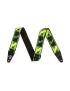 Fender® Neon Monogrammed Strap Green/Yellow