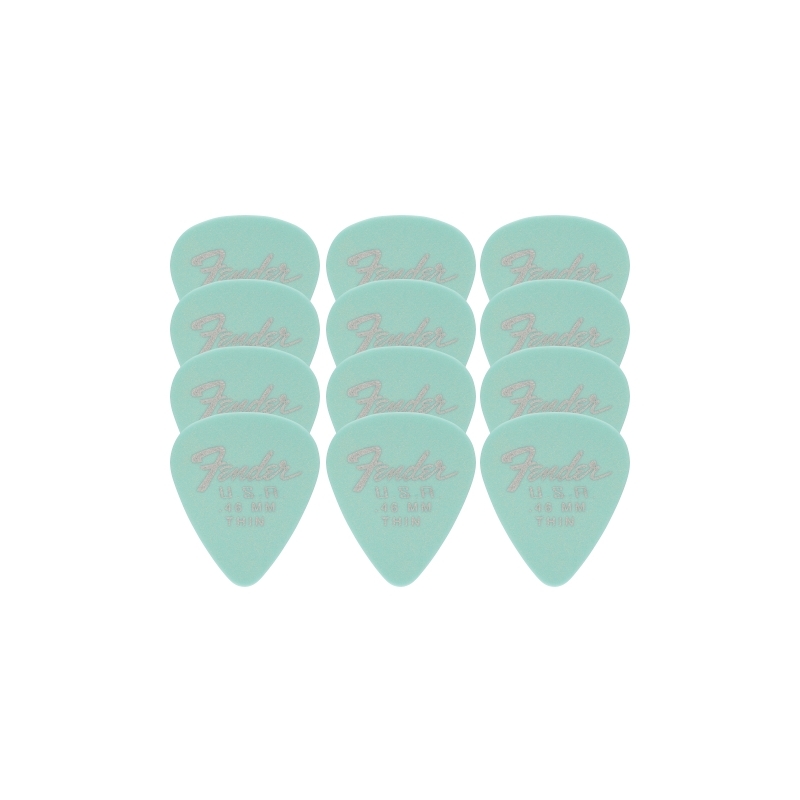 Fender® 351 Dura-Tone® Delrin Pick 0,46 12-Pack