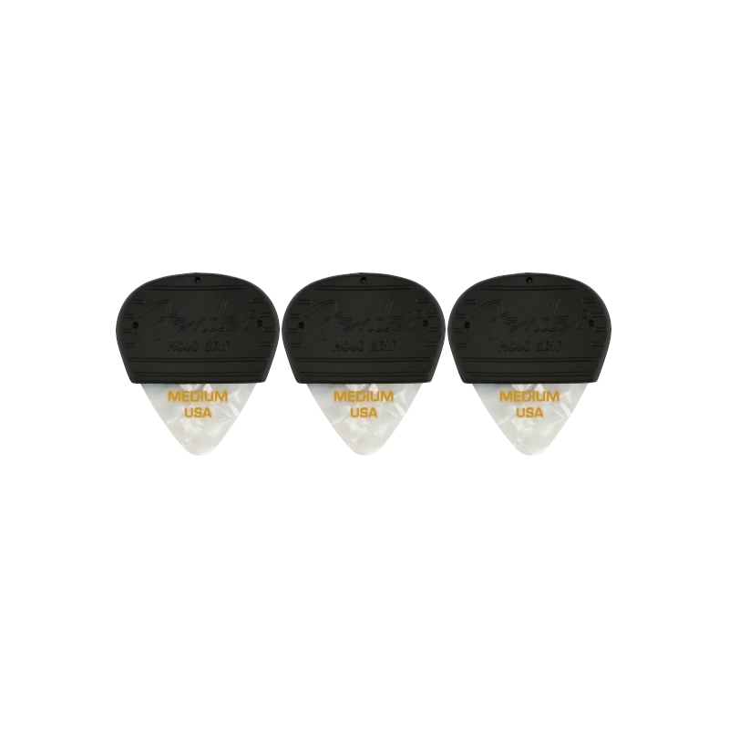 Fender® Mojo Grip™ Celluloid Pick WM Medium 3-Pack