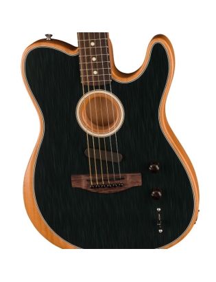 Fender® Acoustasonic™ Player Telecaster® RW BRSH BK