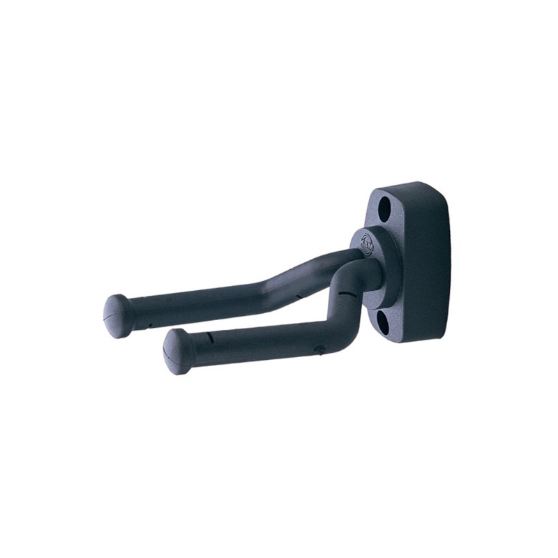 K&M 16280 Gitarren-Wandhalter Schwarz