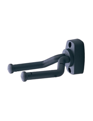 K&M 16280 Gitarren-Wandhalter Schwarz