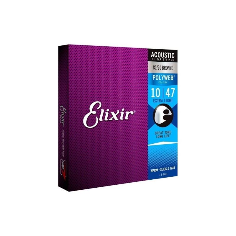 Elixir® 11000 Polyweb® 80/20 Bronze Extra Light