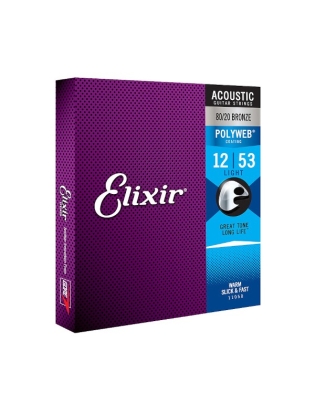 Elixir® 11050 Polyweb® 80/20 Bronze Light