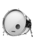 Evans EQ3 Resonant Bass Drum Smooth White 20"