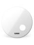 Evans EQ3 Resonant Bass Drum Smooth White 22"