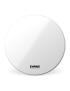 Evans EQ3 Resonant No Port Bass Drum Smooth White 20"