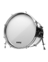 Evans EQ3 Resonant No Port Bass Drum Smooth White 22"
