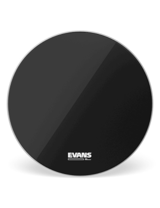Evans EQ3 Resonant No Port Bass Drum Black 22"