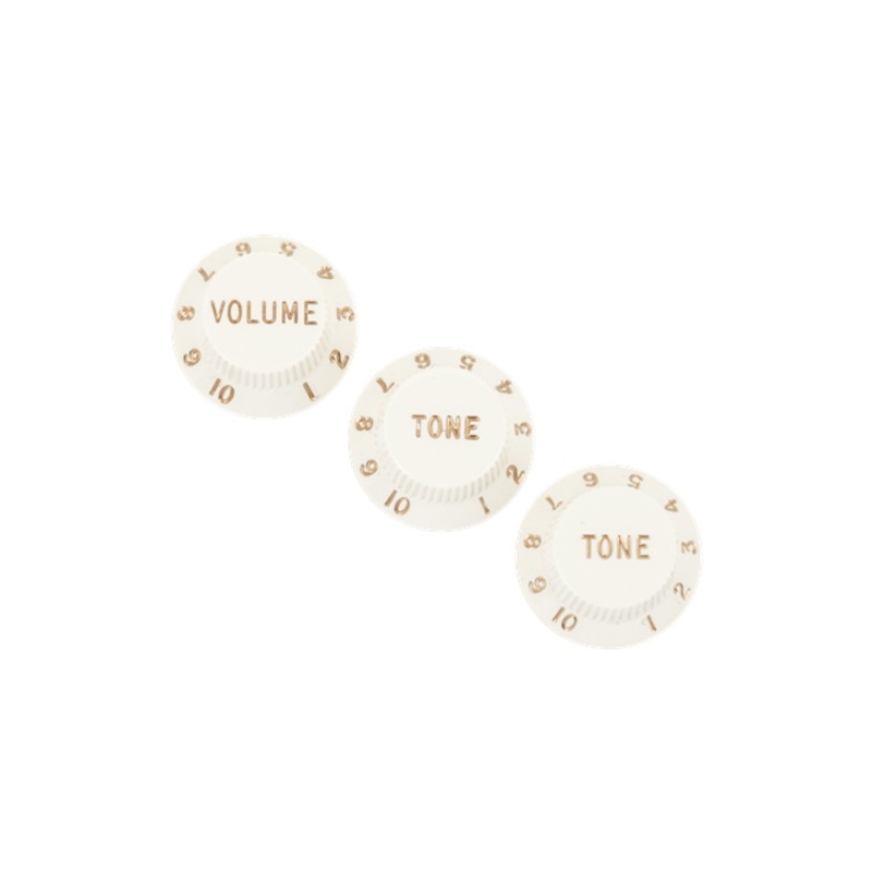 Fender® Stratocaster® Knobs Parchment