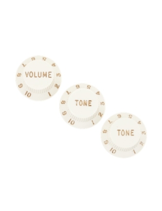 Fender® Stratocaster® Knobs Parchment