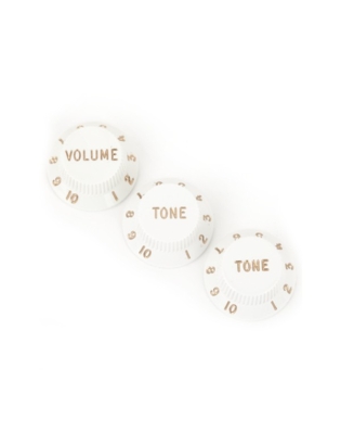 Fender® Stratocaster® Knobs White