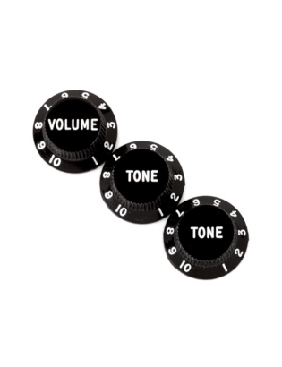 Fender® Stratocaster® Knobs Black