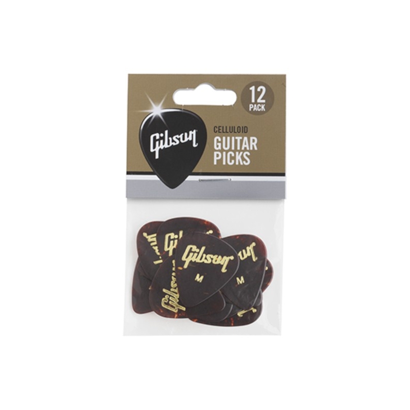 Gibson Tortoise Picks Medium 12-Pack