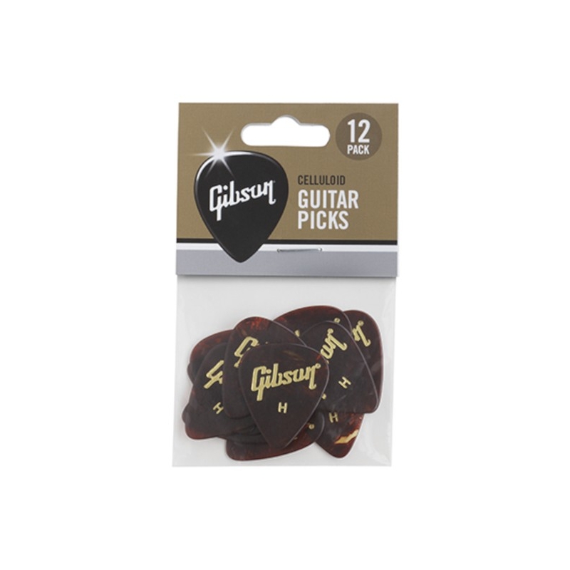 Gibson Tortoise Picks Heavy 12-Pack