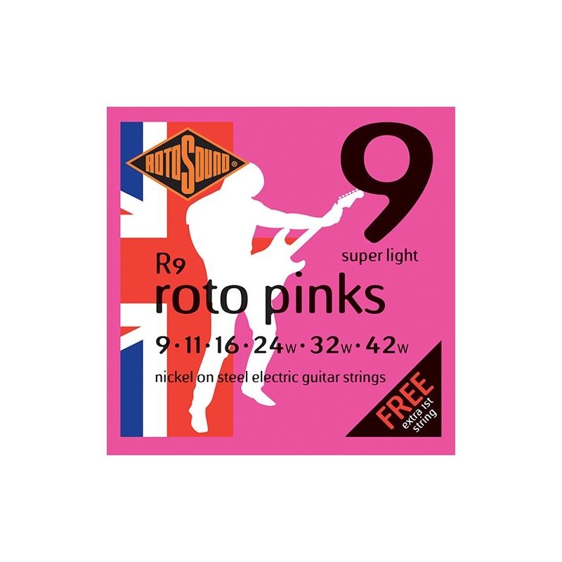 Rotosound R9 Roto Pinks