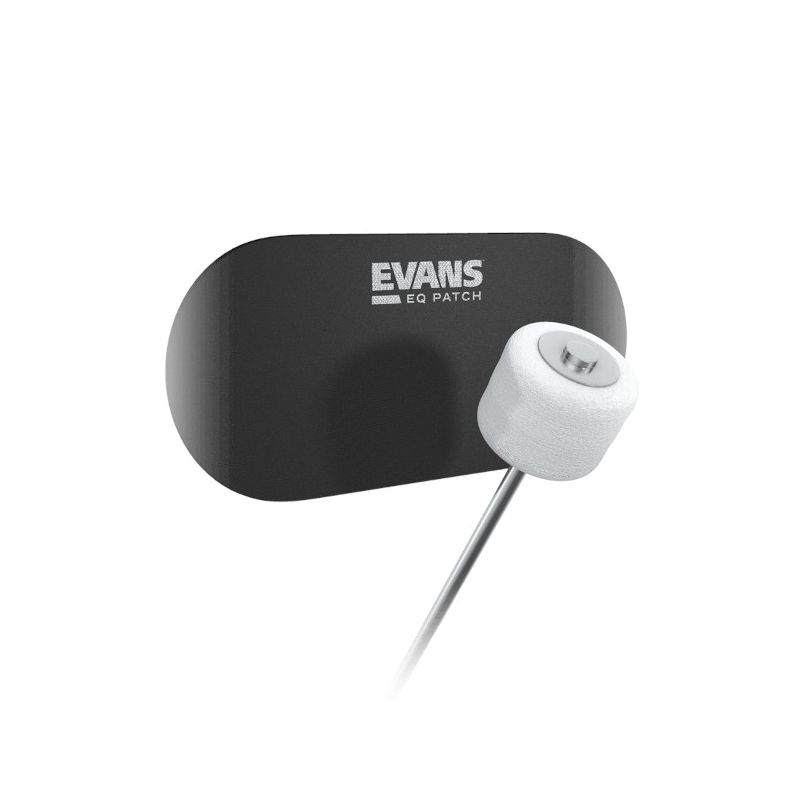 Evans EQ Black Nylon Double Patch