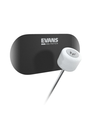 Evans EQ Black Nylon Double Patch