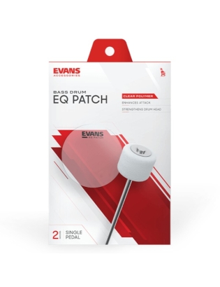 Evans EQ Clear Plastic Single Patch