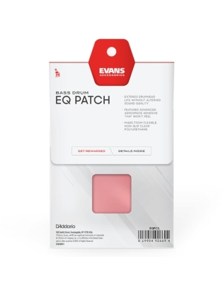 Evans EQ Clear Plastic Single Patch