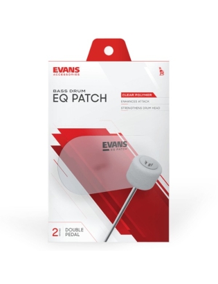 Evans EQ Clear Plastic Double Patch