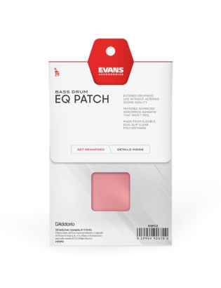 Evans EQ Clear Plastic Double Patch