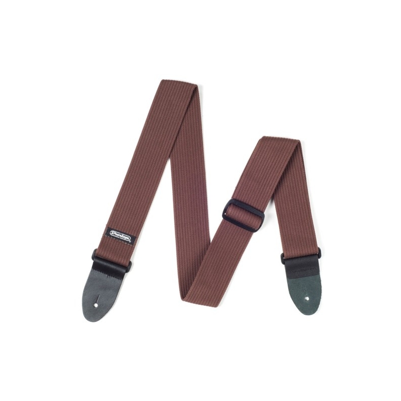 Dunlop D2701BR Ribbed Cotton Strap Chocolate