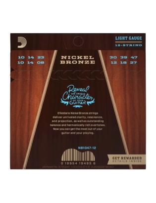 D'Addario NB1047-12 Nickel Bronze