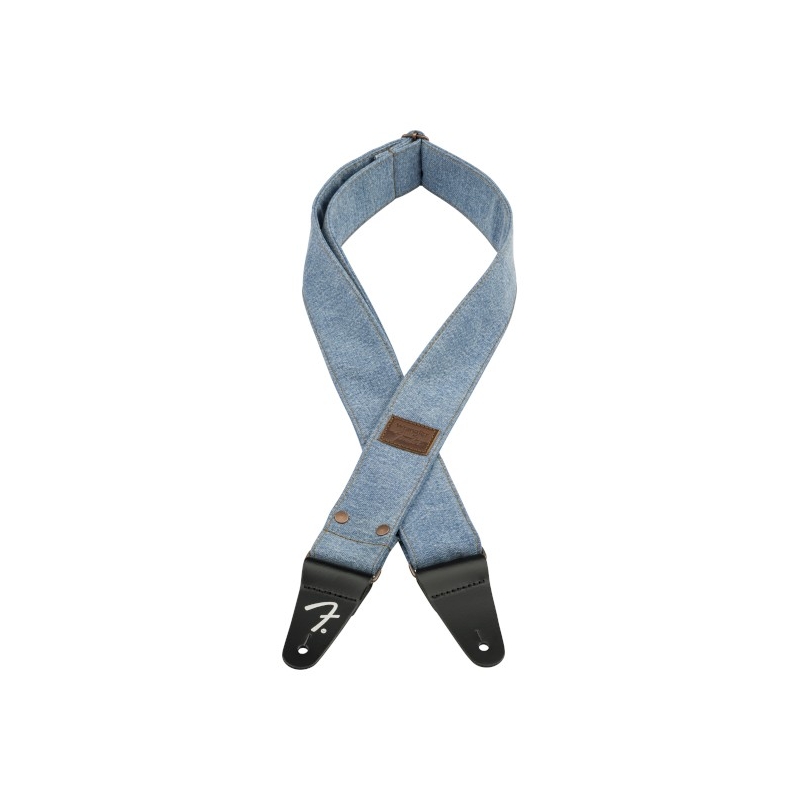 Fender® x Wrangler® Denim Strap Light Indigo