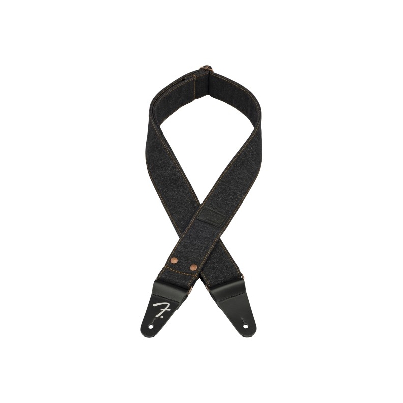 Fender® x Wrangler® Denim Strap Black