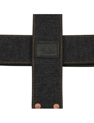 Fender® x Wrangler® Denim Strap Black