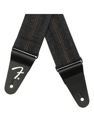 Fender® x Wrangler® Denim Strap Washed Black