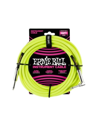 Ernie Ball 6080 Instrument Cable Neon-Gelb 3m