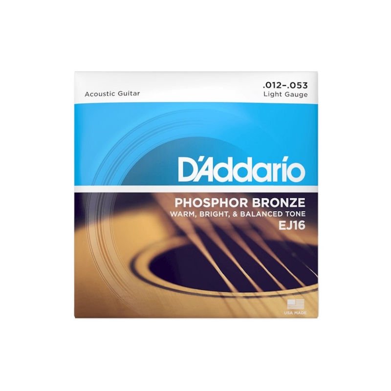D'Addario EJ16 Phosphor Bronze Light